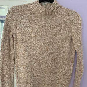 Old Navy Beige Turtleneck Sweater